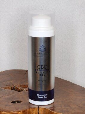 Seven7h Sense Botanical Therapy CBD Soothing Leg & Foot Gel Chamomile Green Tea